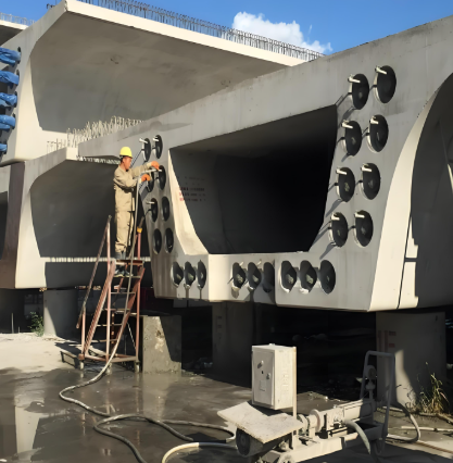 大渡口压浆料施工流程及注意事项